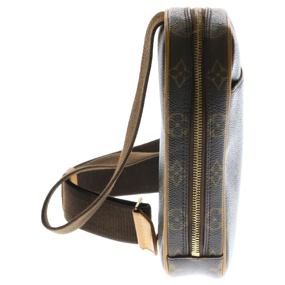 LOUIS VUITTON(ルイヴィトン) モノグラム ポシェット・ガンシュ ボディバッグ ブラウン PVC×レザー M51870