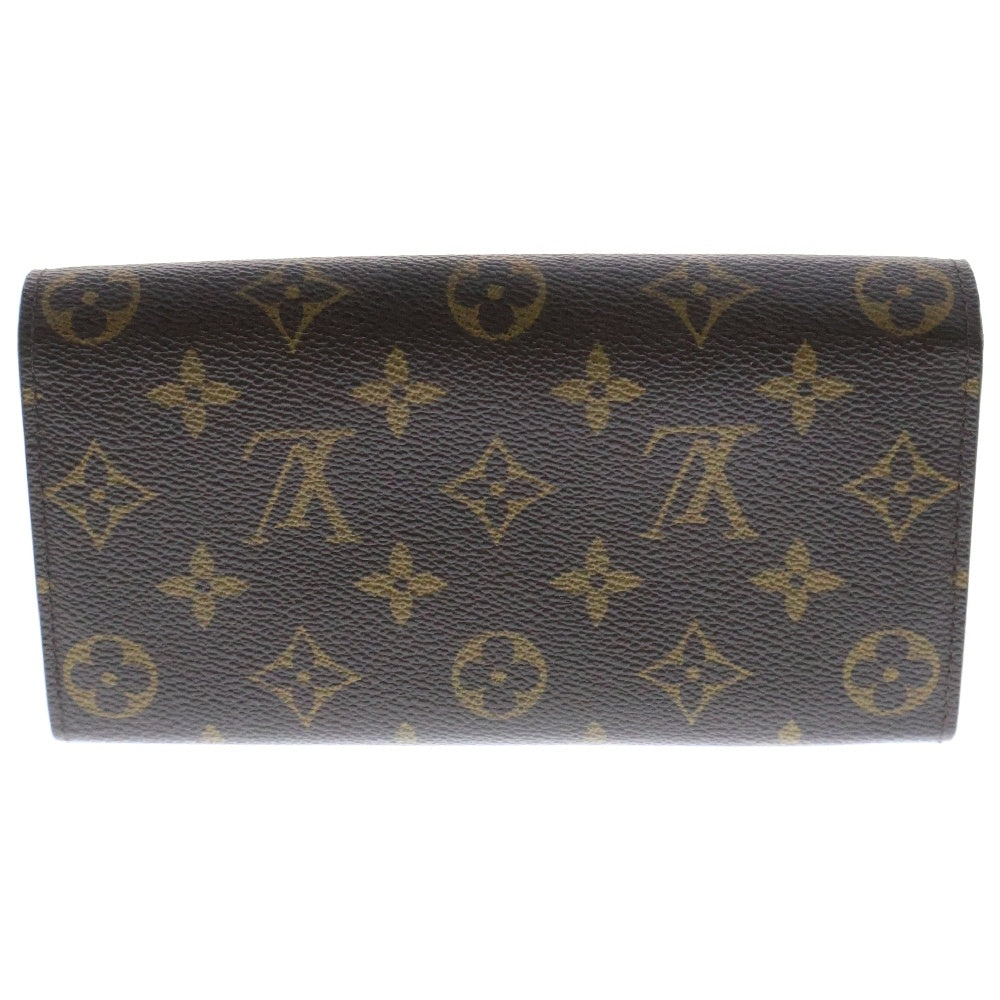 LOUIS VUITTON(ルイヴィトン) モノグラム フルリ ポルトフォイユ サラ レザー ロングウォレット 長財布 二つ折り財布 ブラウン M60234