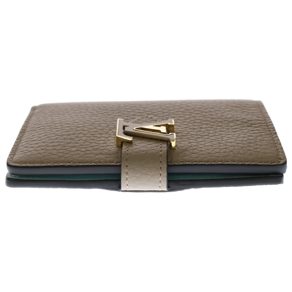 LOUIS VUITTON(ルイヴィトン) LV ヴェルティカル レザーコンパクトウォレット 財布 ベージュ M82198
