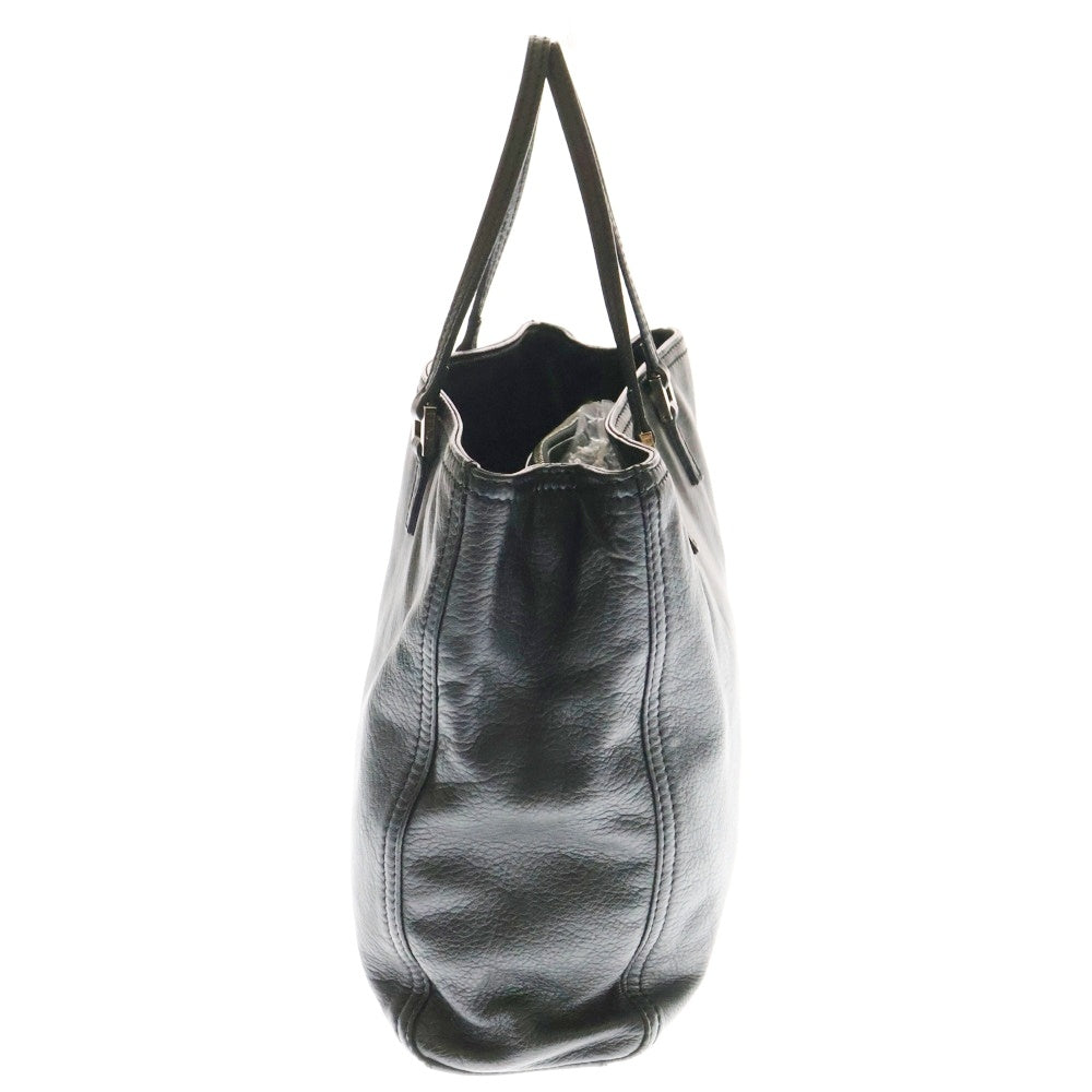 FENDI(フェンディ) FFロゴ レザー ハンドバッグ ブラック レディース 8BH133