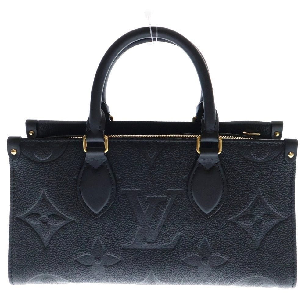 LOUIS VUITTON(ルイヴィトン) モノグラムアンプラント オンザゴーEW 2WAYバッグ ハンドバッグ ショルダーバッグ ブラック ゴールド金具 ノワール レザー M23640