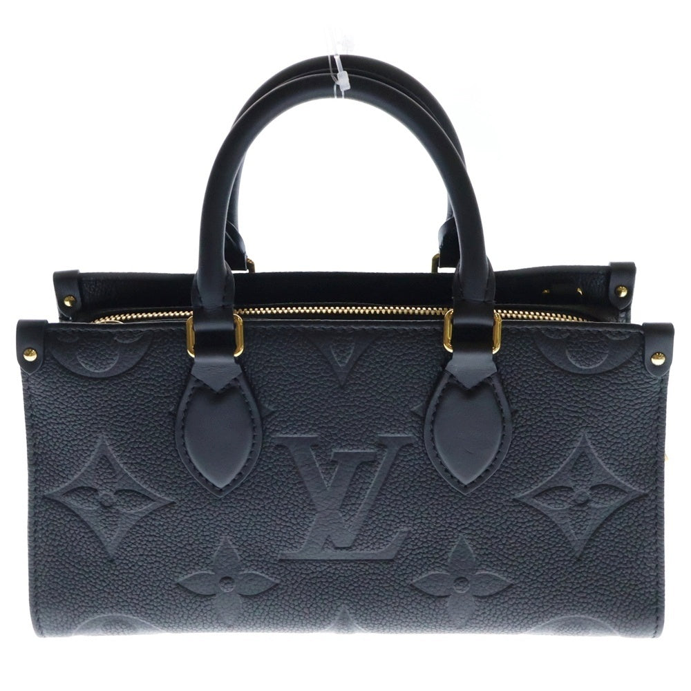 LOUIS VUITTON(ルイヴィトン) モノグラムアンプラント オンザゴーEW 2WAYバッグ ハンドバッグ ショルダーバッグ ブラック ゴールド金具 ノワール レザー M23640