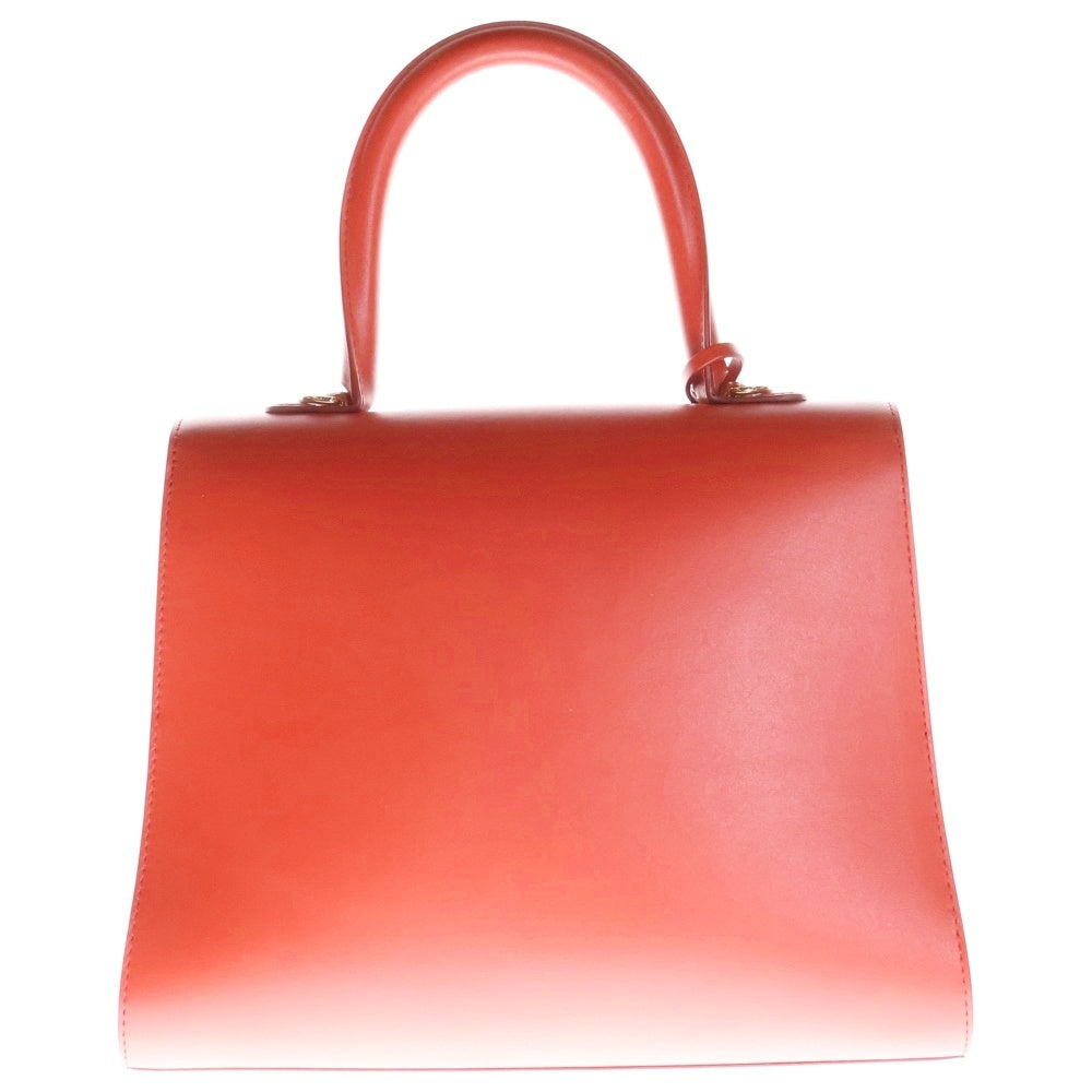 DELVAUX(デルボー) ブリヨンMM 2wayハンドバック レッド レザー トートバッグ