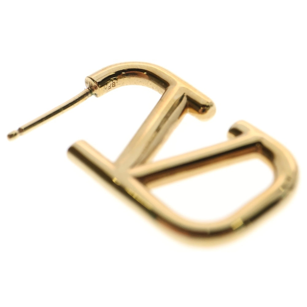 VALENTINO(ヴァレンティノ) Vロゴ フェイクパール ピアス ゴールド GP アクセサリー