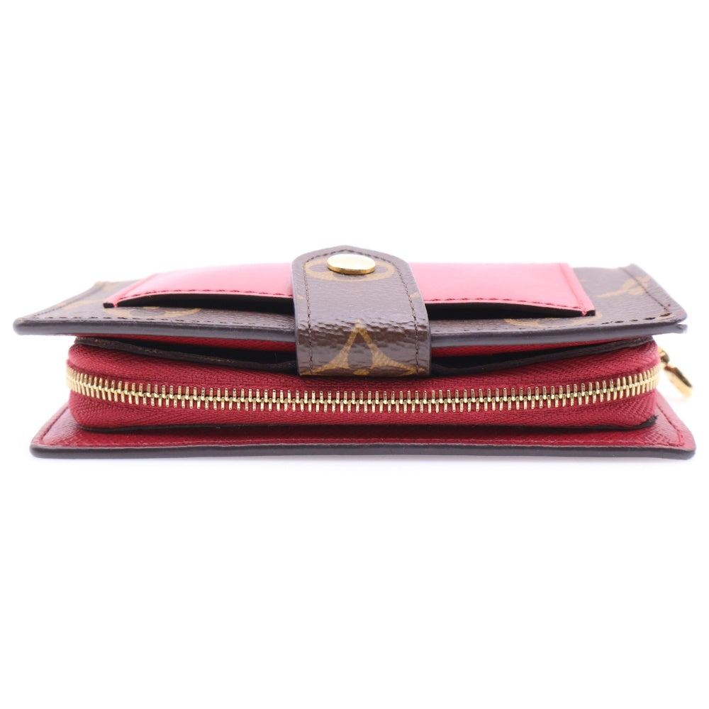 LOUIS VUITTON(ルイヴィトン) モノグラム ポルトフォイユ ジュリエット フューシャ 三つ折り財布 コンパクトウォレット ブラウン×ピンク ゴールド金具 レザー×PVC M69433