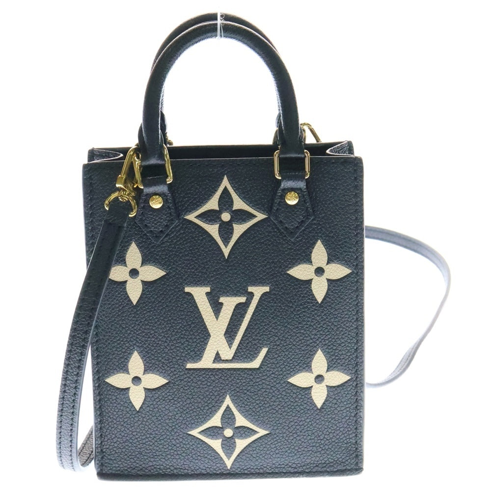 LOUIS VUITTON(ルイヴィトン) モノグラム アンプラント プティット・サックプラ ショルダーバッグ ブラック レザー M57937