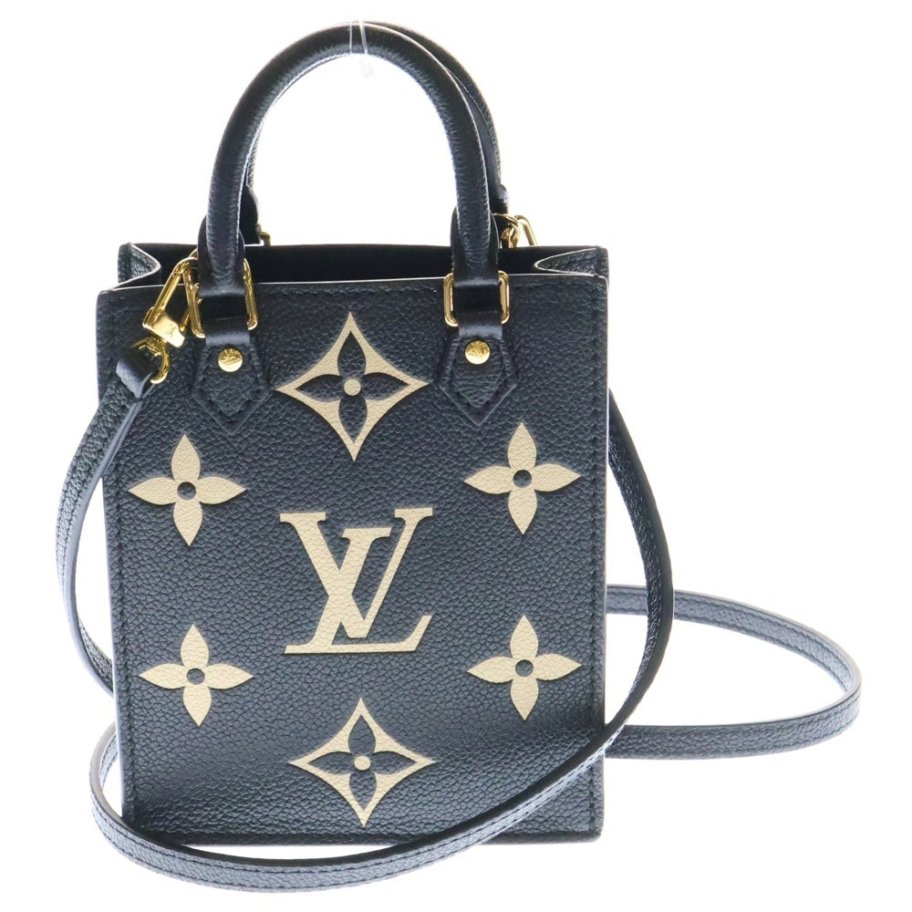LOUIS VUITTON(ルイヴィトン) モノグラム アンプラント プティット・サックプラ ショルダーバッグ ブラック レザー M57937