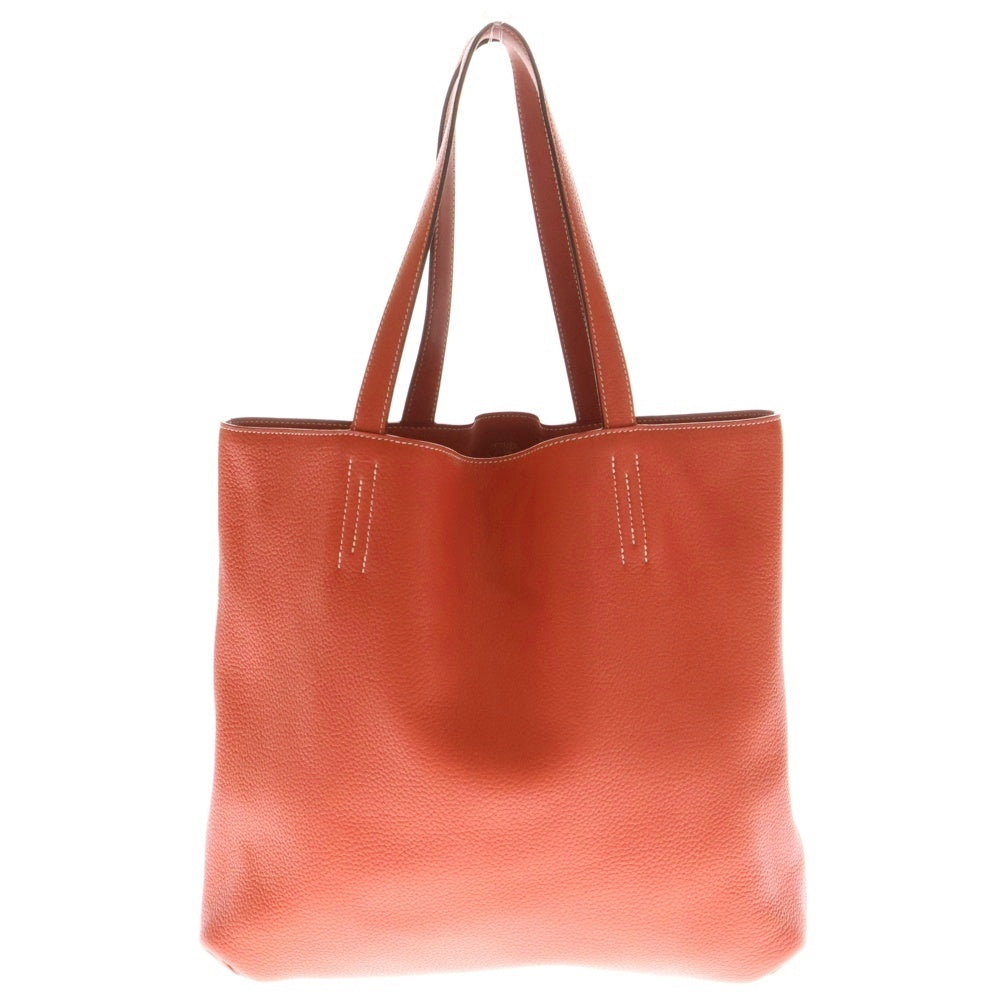 HERMES(エルメス) ドゥブルセンス36 ブーゲンビリア×ルビー トリヨンクレマンス トートバッグ □R刻印