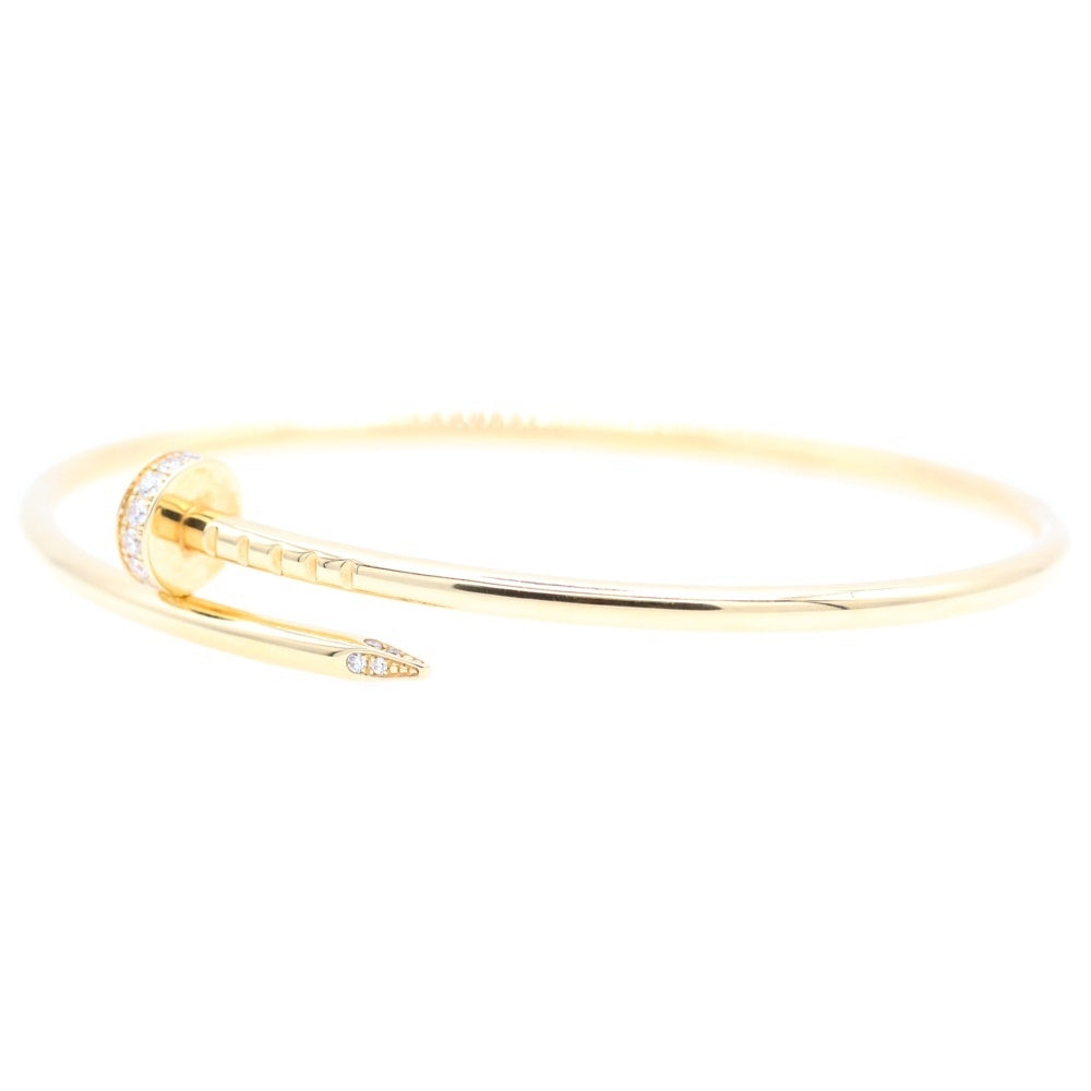Cartier(カルティエ) ジュスト アン クル ダイヤ ブレスレット Au750 K18 YG イエローゴールド ジュエリー