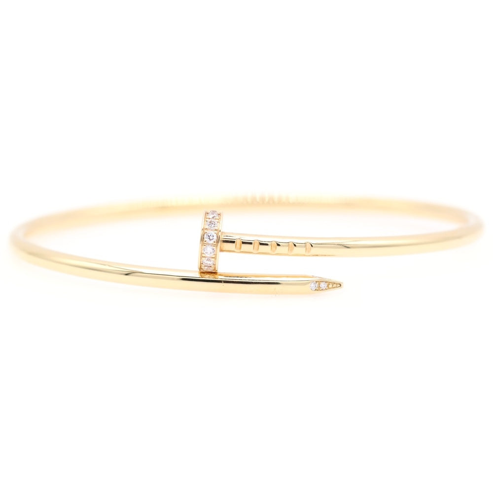 Cartier(カルティエ) ジュスト アン クル ダイヤ ブレスレット Au750 K18 YG イエローゴールド ジュエリー