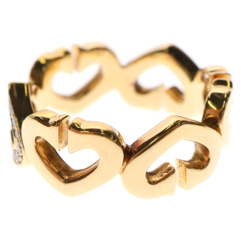 Cartier(カルティエ) Cハート ダイヤリング 1PD K18YG イエローゴールド 10号