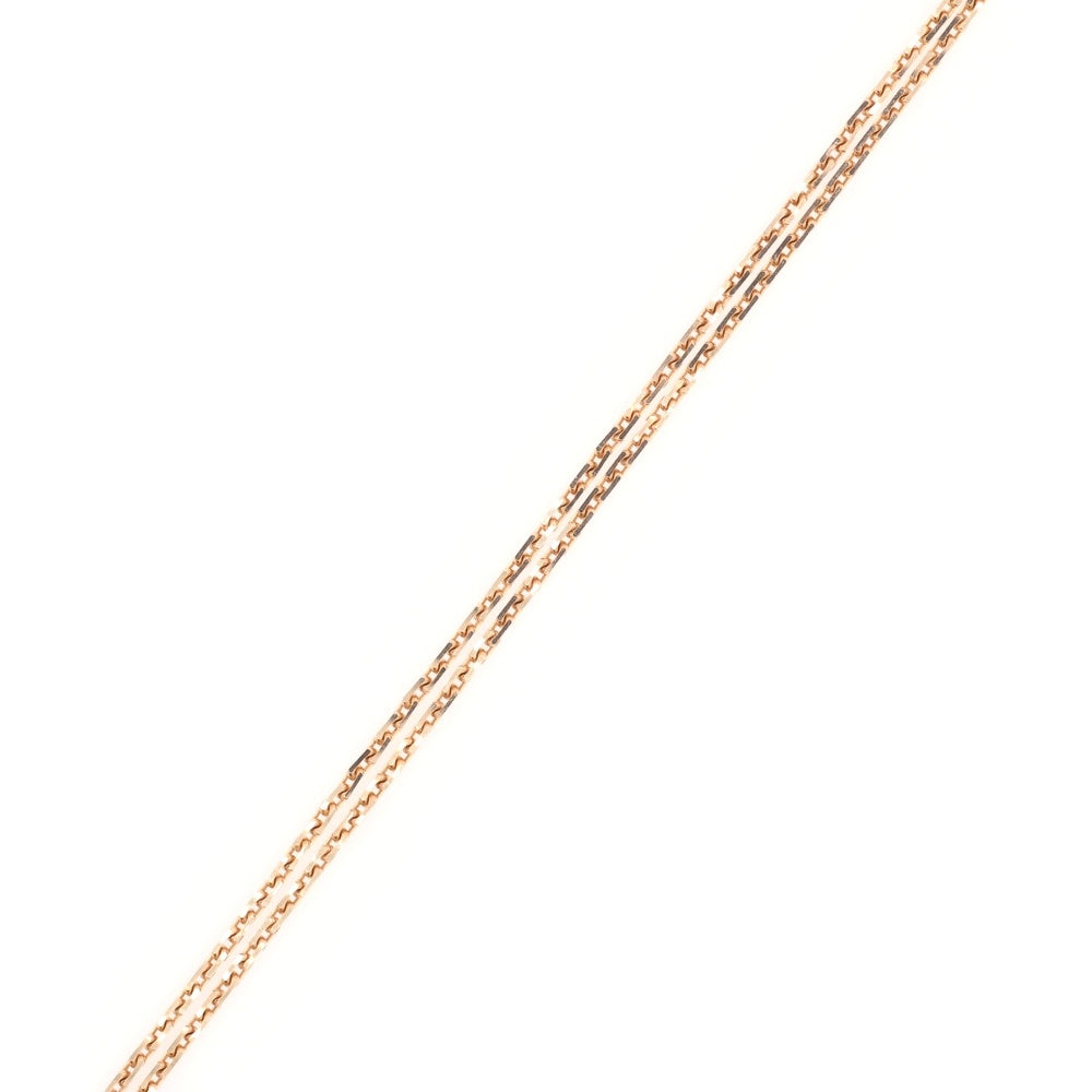 Cartier(カルティエ) オープンハート チャーム ダイヤ ネックレス Au750 K18 PG ピンクゴールド ペンダント
