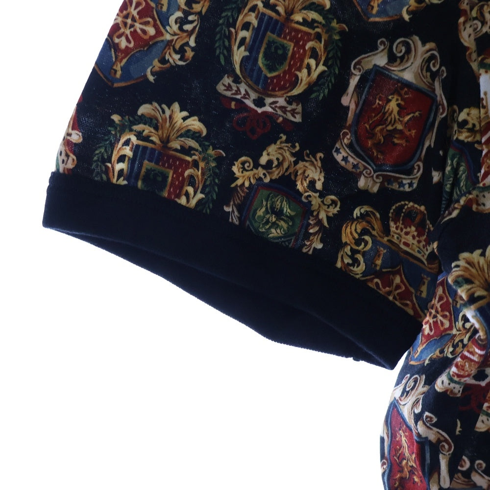 DOLCE & GABBANA(ドルチェアンドガッバーナ) Emblem S/S T-Shirt エンブレム総柄 半袖Tシャツ カットソー マルチ G8HI7T/FS7WQ