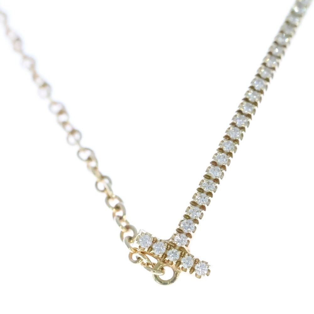 TIFFANY&Co(ティファニー) Tスマイル スモール ダイヤモンド ブレスレット K18YG イエローゴールド ジュエリー アクセサリー