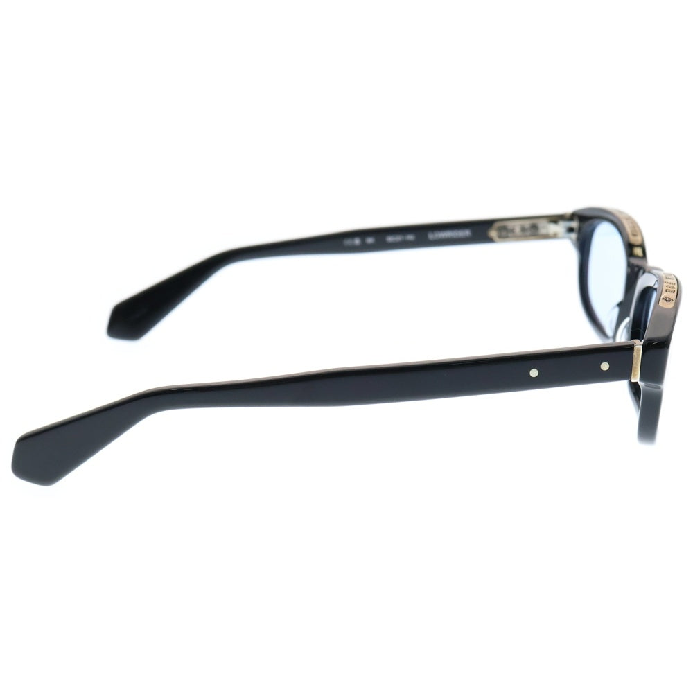 CHROME HEARTS(クロムハーツ) LOWRIDER ローライダー オーバル セルフレーム カラーレンズ サングラス メガネ 眼鏡 アイウェア ブラック/シルバー※度有り