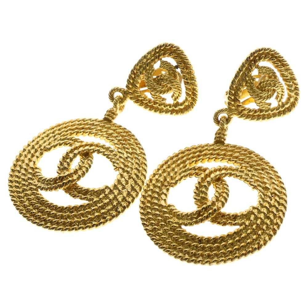 CHANEL(シャネル) ココマーク デカココ ラウンド イヤリング イヤーアクセサリー ゴールド 28 GP