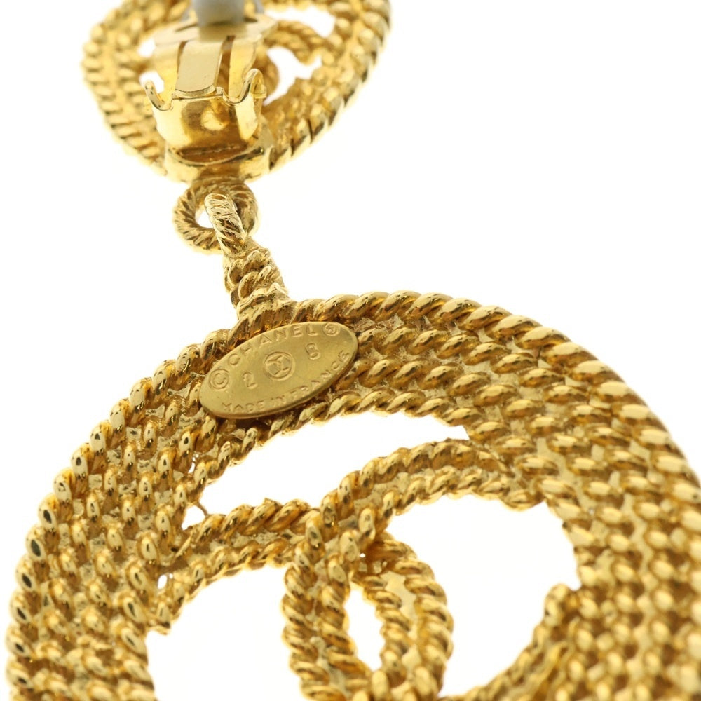 CHANEL(シャネル) ココマーク デカココ ラウンド イヤリング イヤーアクセサリー ゴールド 28 GP