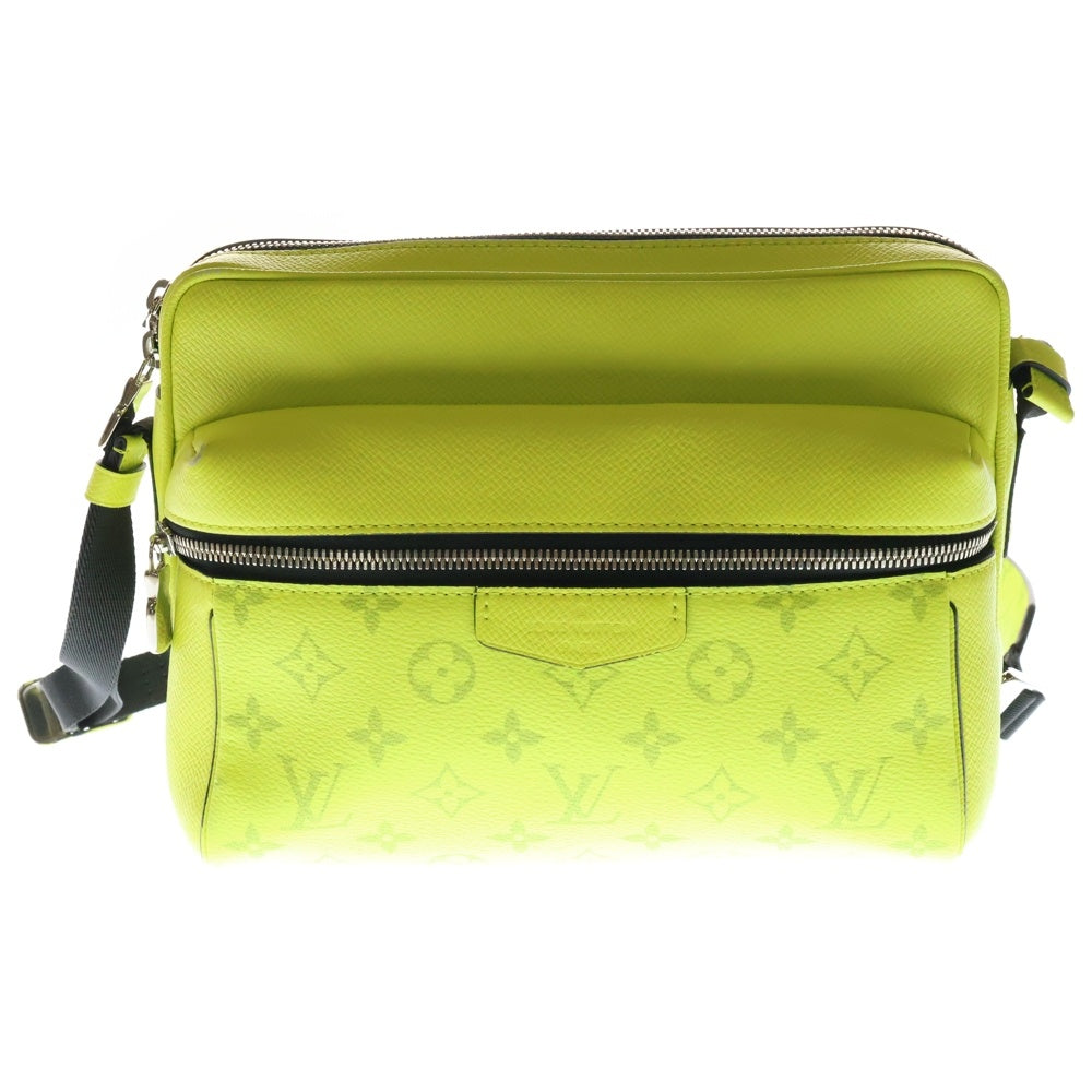 LOUIS VUITTON(ルイヴィトン) モノグラム タイガラマ アウトドア メッセンジャーPM レザーショルダーバッグ イエロー M30239