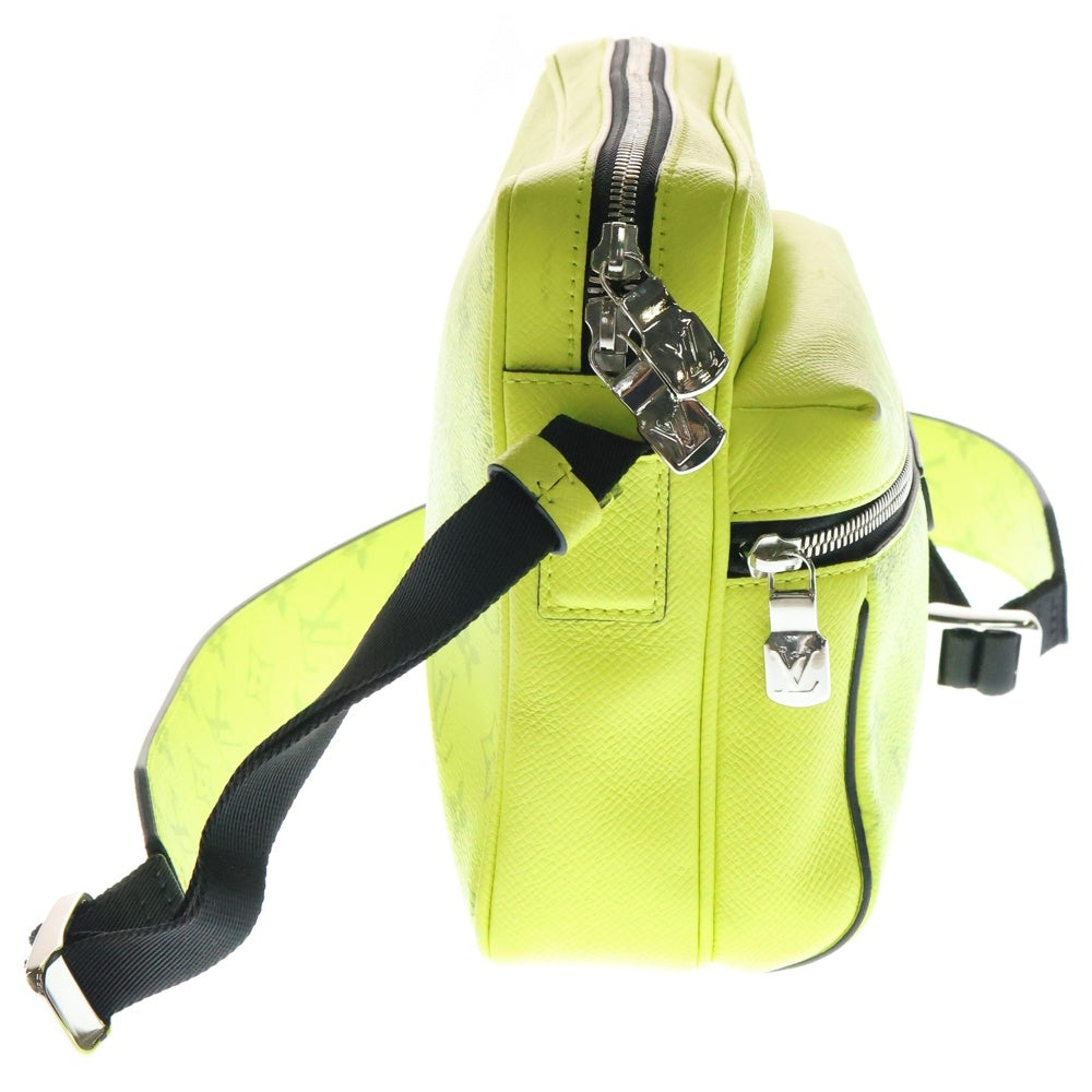 LOUIS VUITTON(ルイヴィトン) モノグラム タイガラマ アウトドア メッセンジャーPM レザーショルダーバッグ イエロー M30239