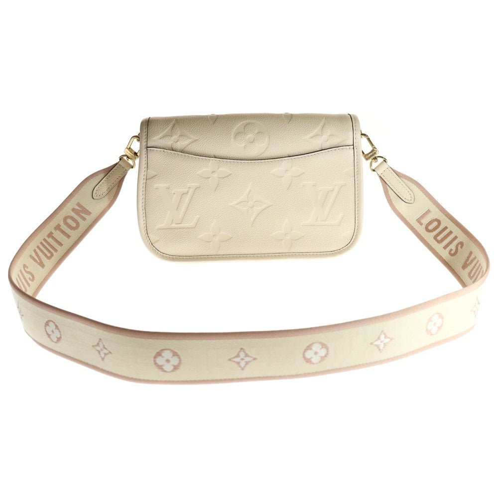 LOUIS VUITTON(ルイヴィトン) モノグラムアンプラント ディアヌ クレーム レザー ショルダーバッグ M46388 ICタイプ
