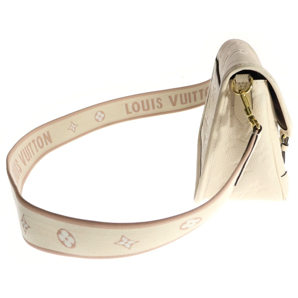 LOUIS VUITTON(ルイヴィトン) モノグラムアンプラント ディアヌ クレーム レザー ショルダーバッグ M46388 ICタイプ