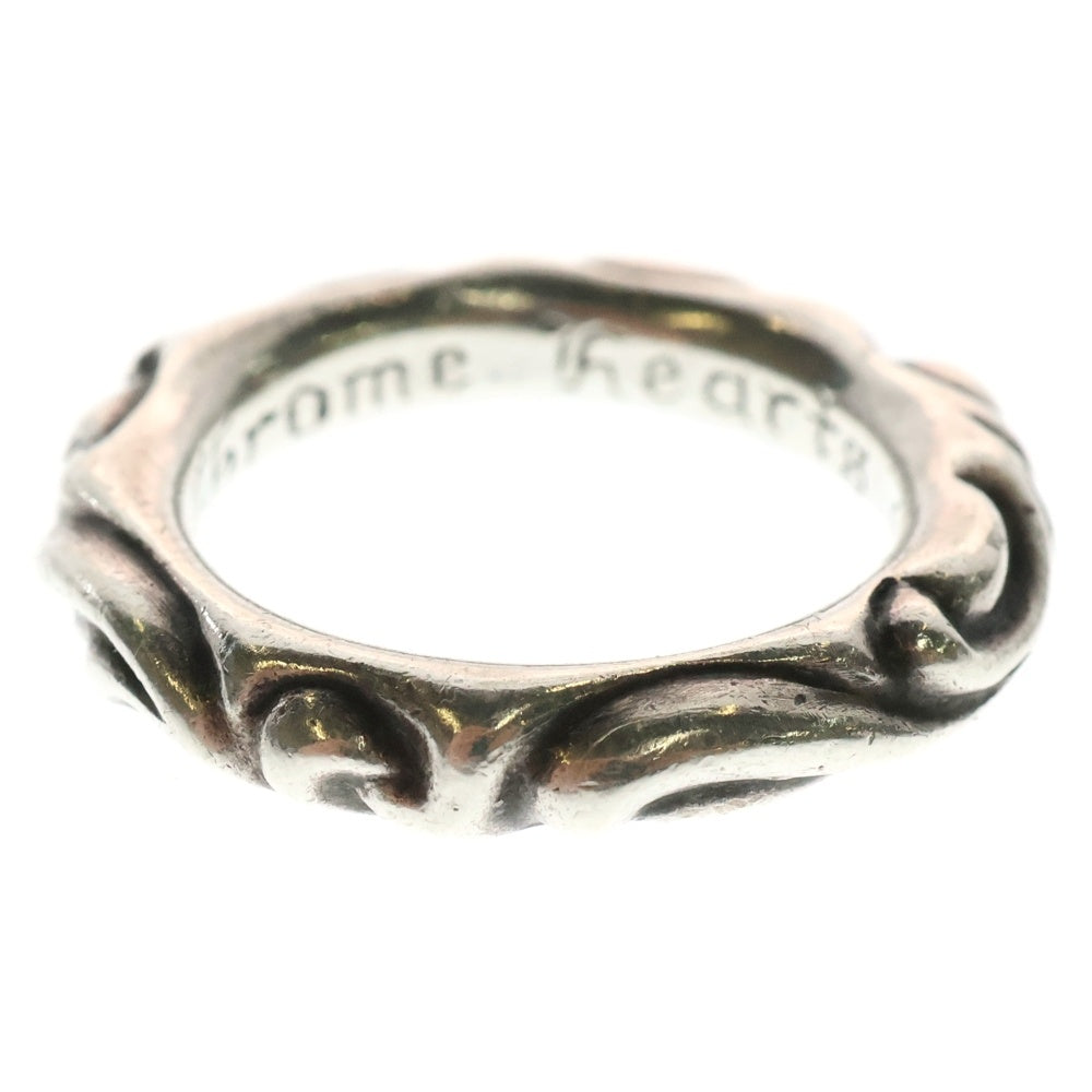 CHROME HEARTS(クロムハーツ) SCRL BAND スクロールバンド リング シルバー BCA351