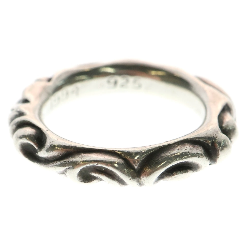 CHROME HEARTS(クロムハーツ) SCRL BAND スクロールバンド リング シルバー BCA351