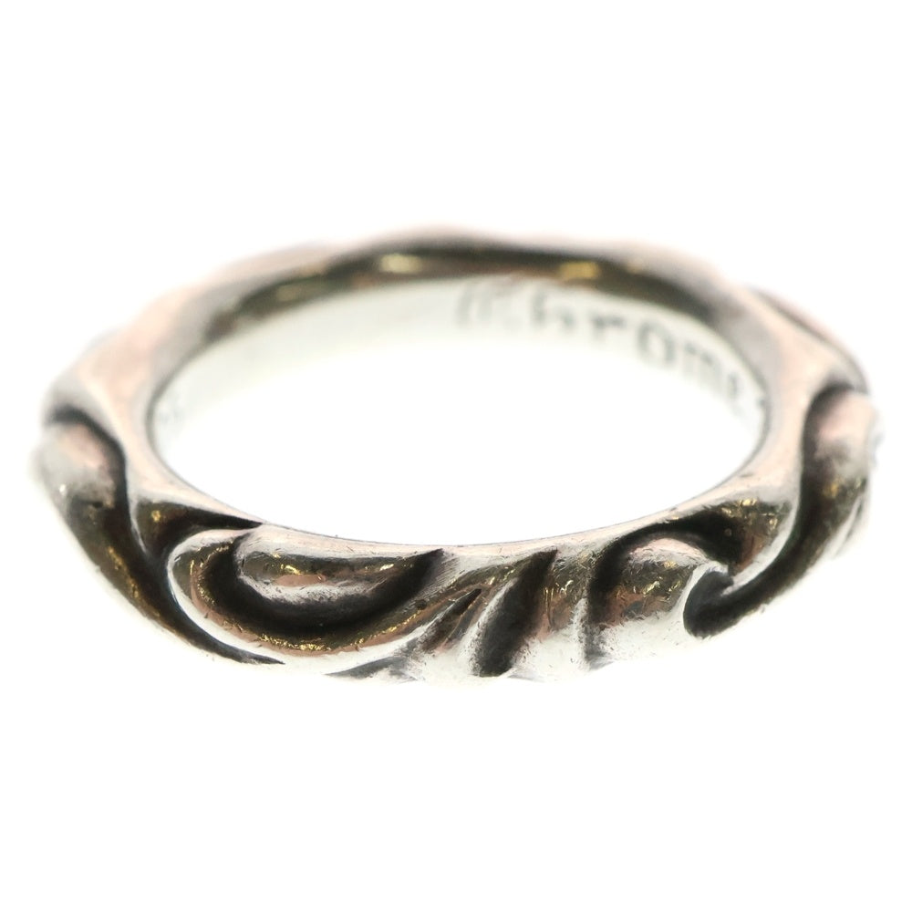 CHROME HEARTS(クロムハーツ) SCRL BAND スクロールバンド リング シルバー BCA351