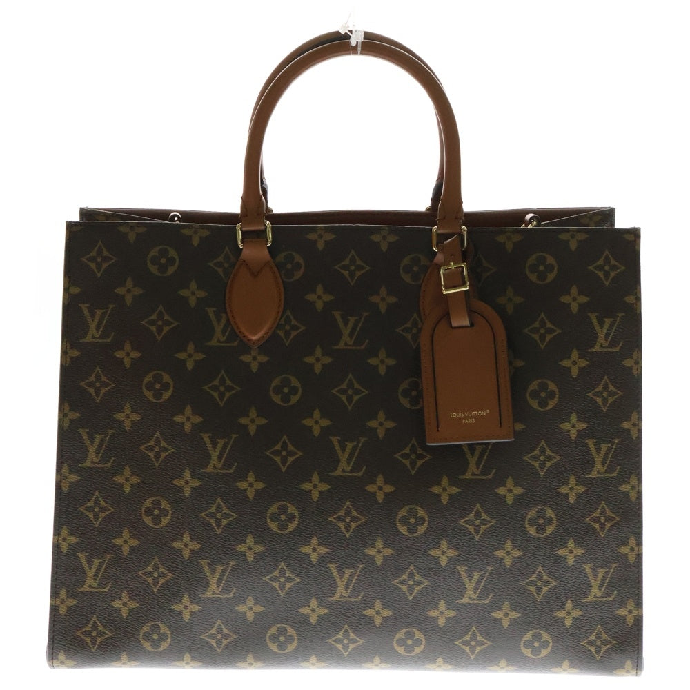 LOUIS VUITTON(ルイヴィトン) モノグラム オンザゴーオーガナイザー 2WAY レザーハンドバッグ ショルダーバッグ ブラウン レディース M14235