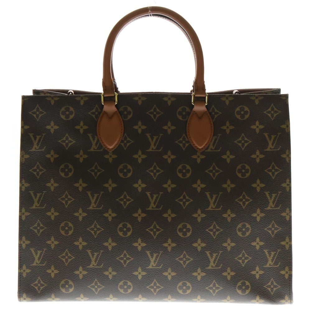 LOUIS VUITTON(ルイヴィトン) モノグラム オンザゴーオーガナイザー 2WAY レザーハンドバッグ ショルダーバッグ ブラウン レディース M14235