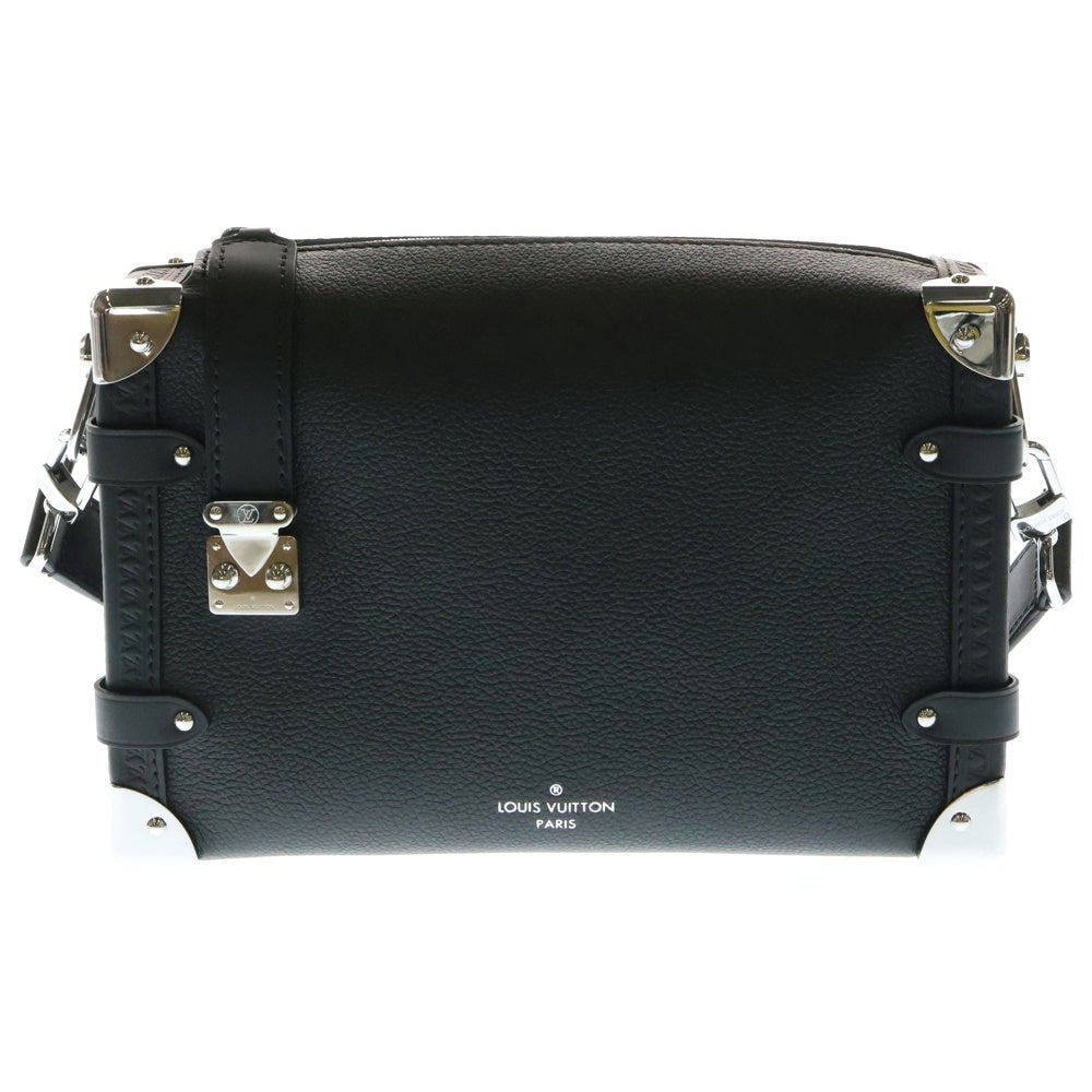 LOUIS VUITTON(ルイヴィトン) タイガ サイドトランクMM ショルダーバッグ ハンドバッグ 2way ブラック レザー RFID M25160