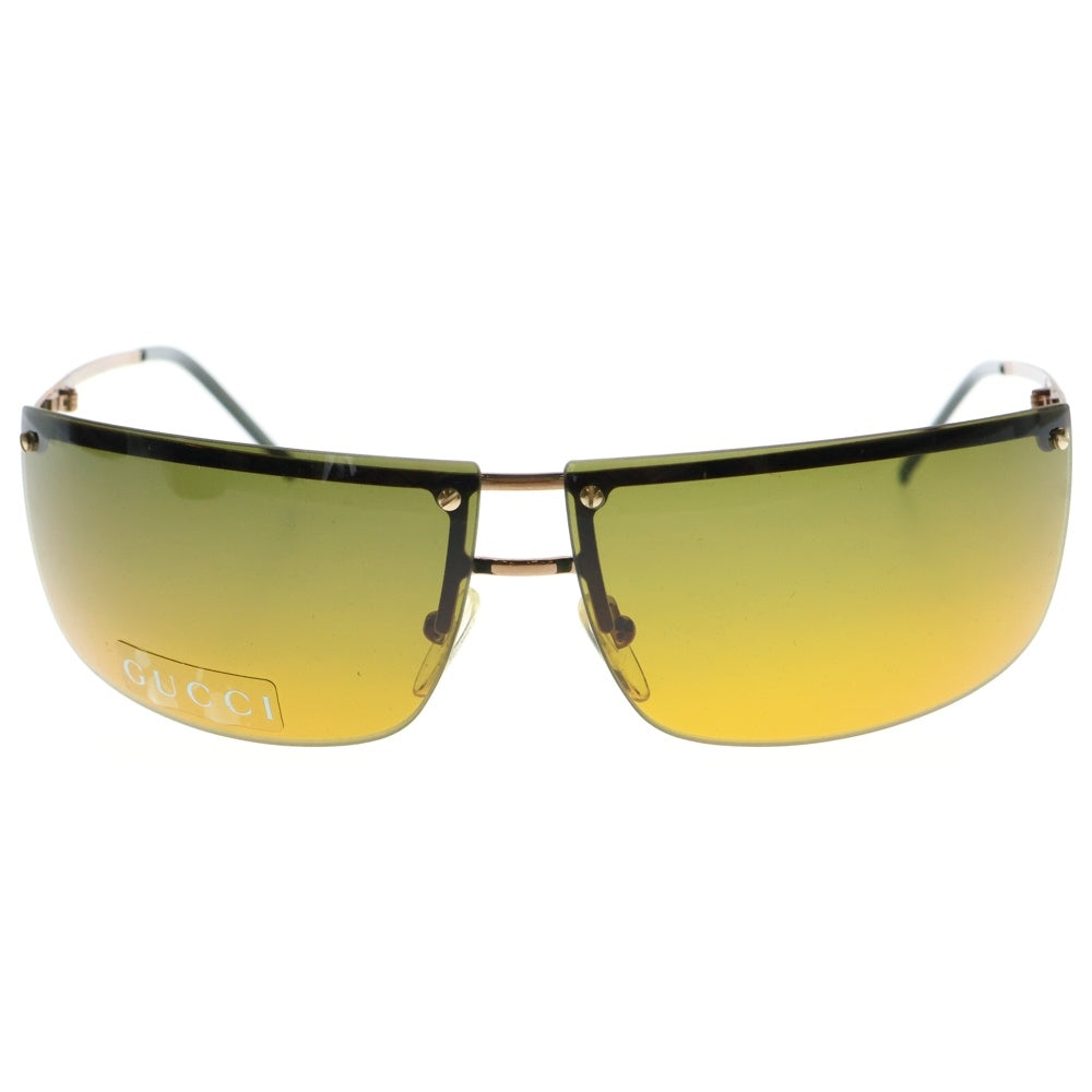 GUCCI(グッチ) サングラス メガネ ブラウン×グリーンレンズ グラデーションレンズ ゴールドフレーム 68□10 GG2653/S