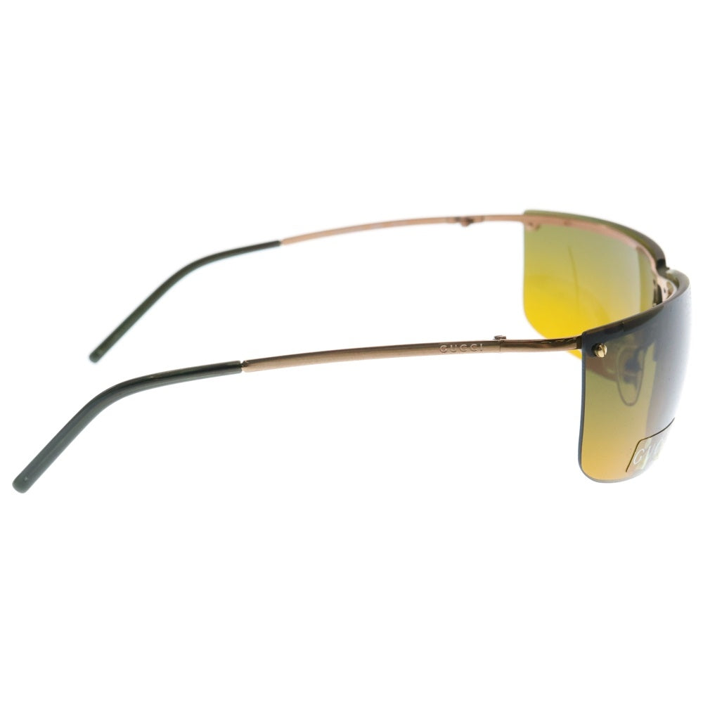 GUCCI(グッチ) サングラス メガネ ブラウン×グリーンレンズ グラデーションレンズ ゴールドフレーム 68□10 GG2653/S