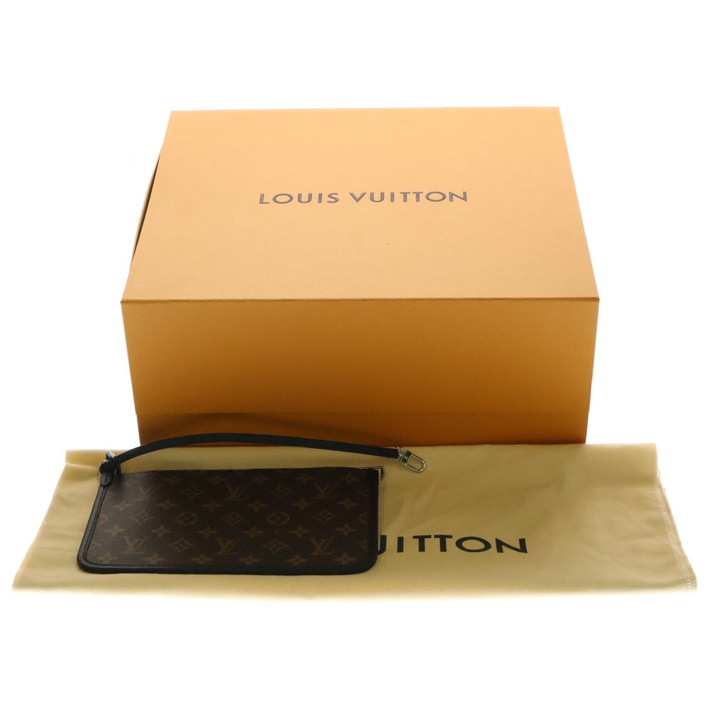 LOUIS VUITTON(ルイヴィトン) キャリオールBB LV バイブ モノグラム ラムスキン レザー ショルダーバッグ シルバー金具 ブラック/ブラウン M25143