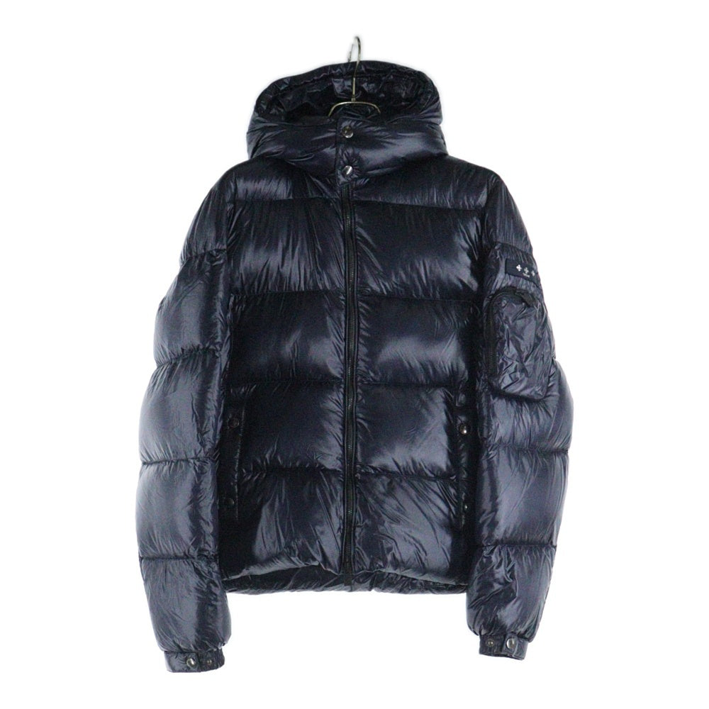 TATRAS(タトラス) 22AW BELBO ベルボ フーデッド ジップアップ ダウンジャケット ネイビー MTAT22A4562