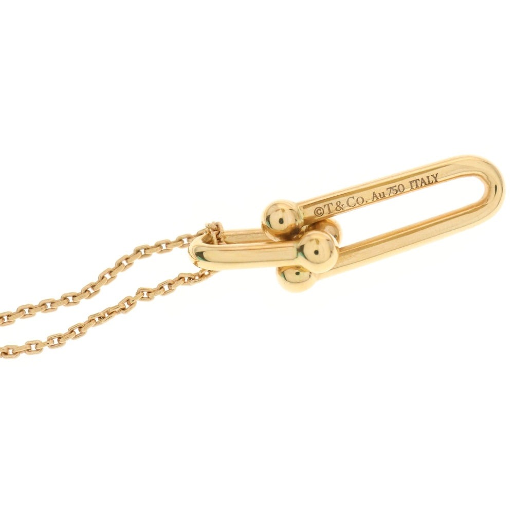 TIFFANY&Co(ティファニー) ハードウェア リンク ネックレス ペンダント Au750 K18 PG ピンクゴールド