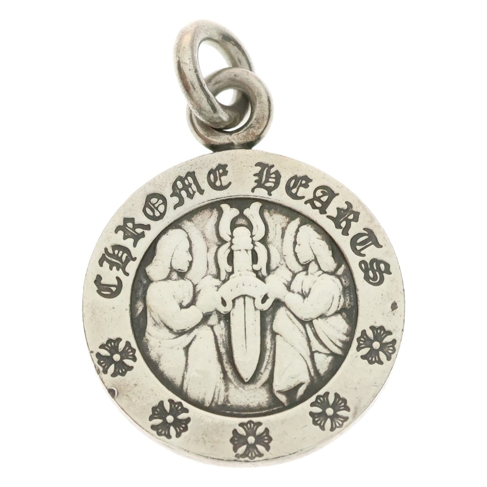 CHROME HEARTS(クロムハーツ) CHRM ANGL MDL V2 エンジェルメダルチャーム ペンダントトップ シルバーBCA229