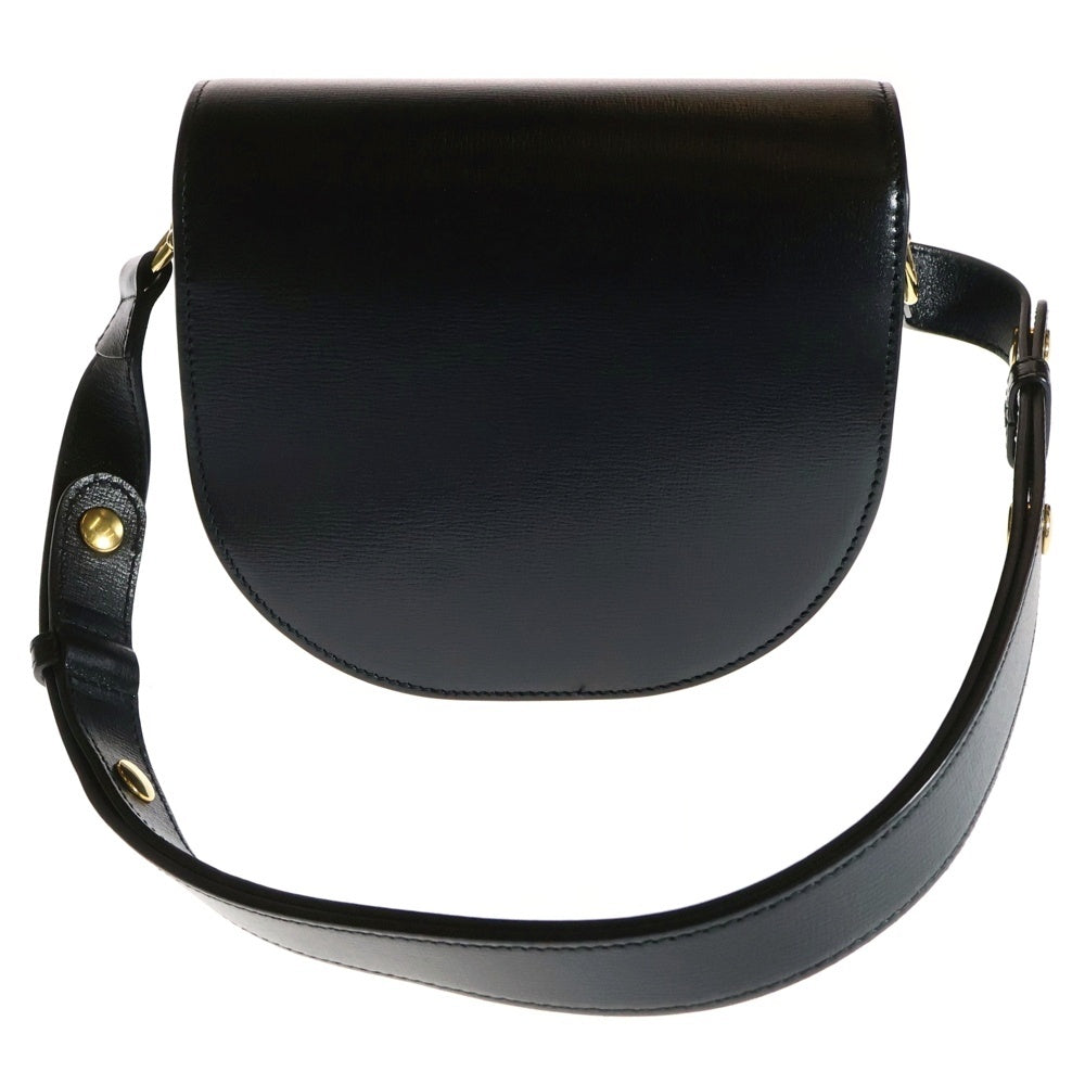 GUCCI(グッチ) ホースビット1955 ミニ ショルダーバッグ ブラック レザー ハンドバッグ 760191