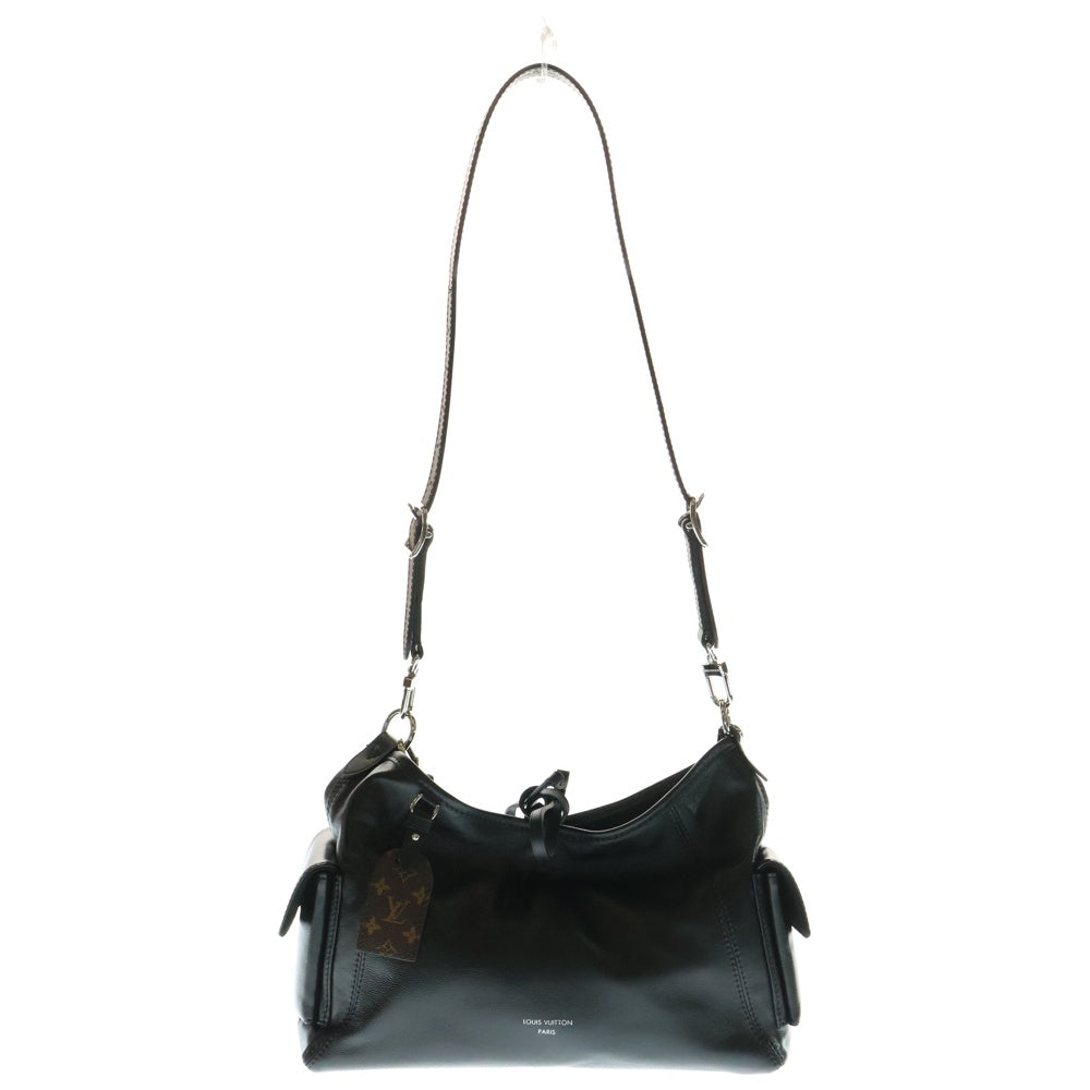 LOUIS VUITTON(ルイヴィトン) キャリーオール・カーゴ バイブ PM ブラック ラムレザー 2wayバッグ ハンドバッグ RFID M24861