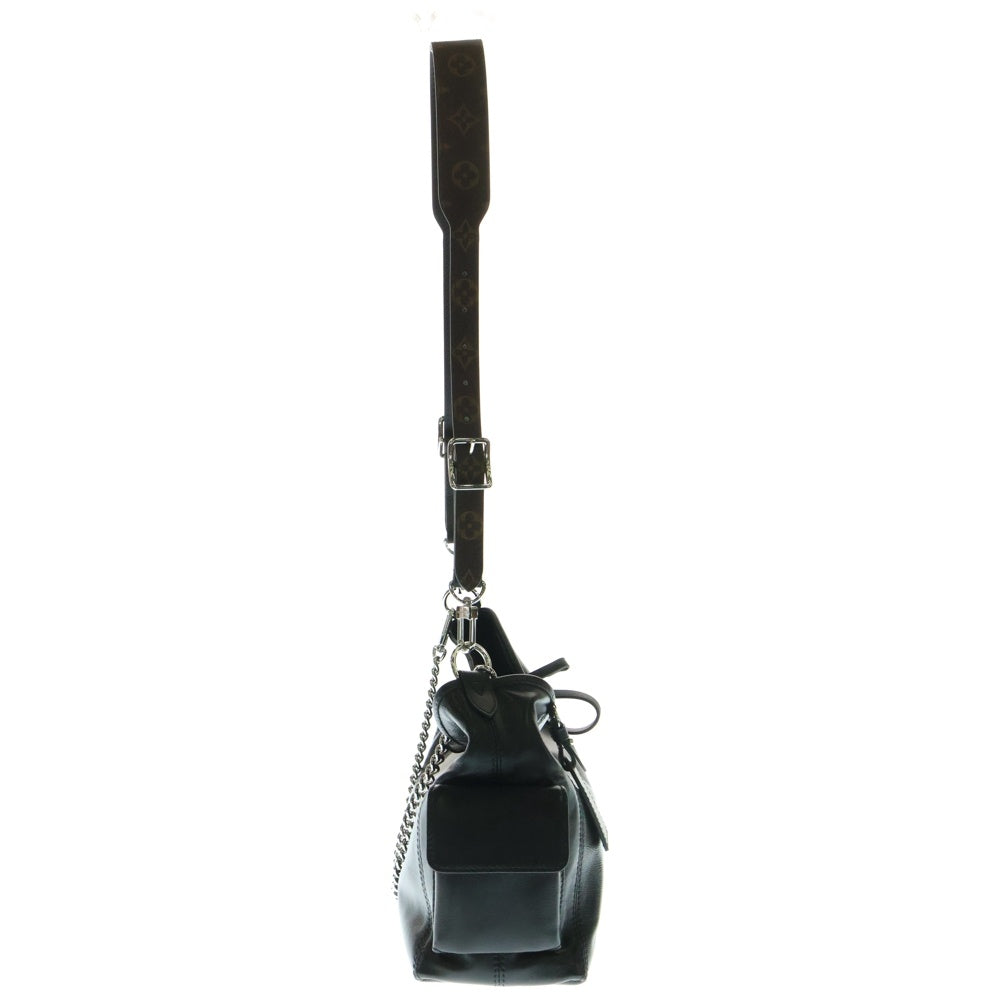 LOUIS VUITTON(ルイヴィトン) キャリーオール・カーゴ バイブ PM ブラック ラムレザー 2wayバッグ ハンドバッグ RFID M24861