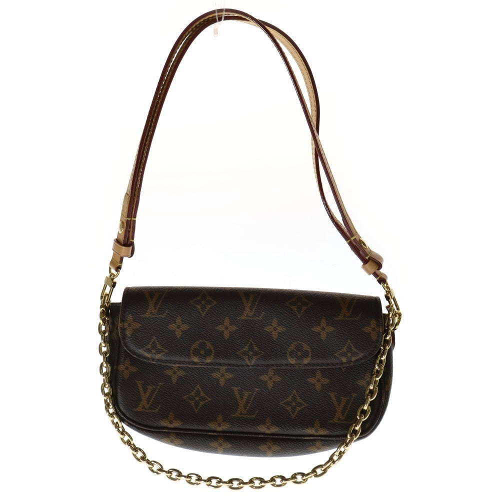 LOUIS VUITTON(ルイヴィトン) ウォレット オン チェーン アイビー モノグラム PVC レザー ワンショルダーバッグ ゴールド金具 ブラウン M81911