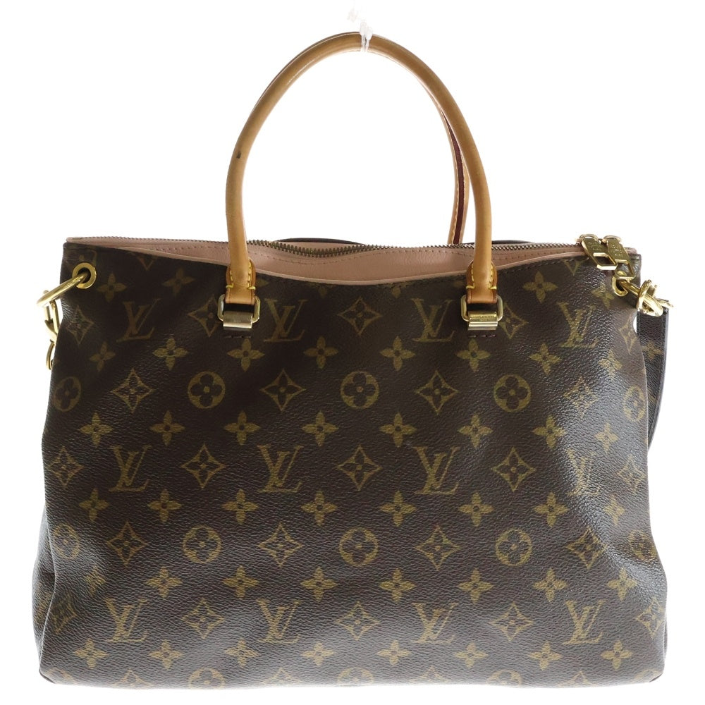 LOUIS VUITTON(ルイヴィトン) モノグラム パラス ローズバレリーヌ 2wayハンドバッグ ショルダーバッグ ブラウン PVCレザー M40468