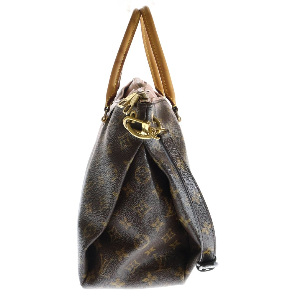 LOUIS VUITTON(ルイヴィトン) モノグラム パラス ローズバレリーヌ 2wayハンドバッグ ショルダーバッグ ブラウン PVCレザー M40468