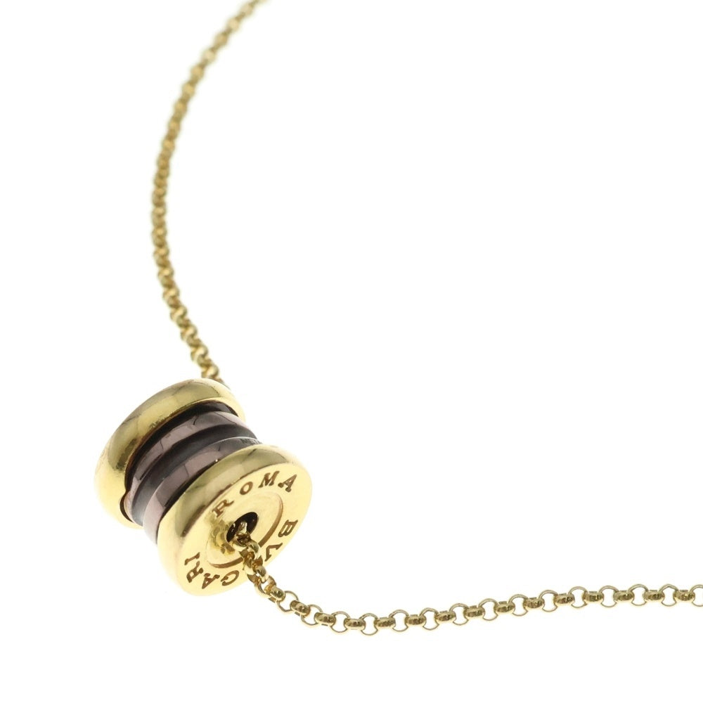 BVLGARI(ブルガリ) ビーゼロワン ネックレス ブロンズ セラミック K18YG イエローゴールド ジュエリー アクセサリー