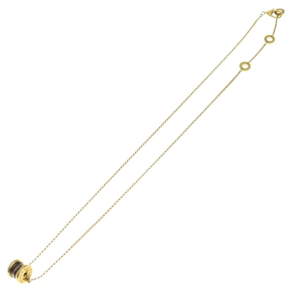 BVLGARI(ブルガリ) ビーゼロワン ネックレス ブロンズ セラミック K18YG イエローゴールド ジュエリー アクセサリー