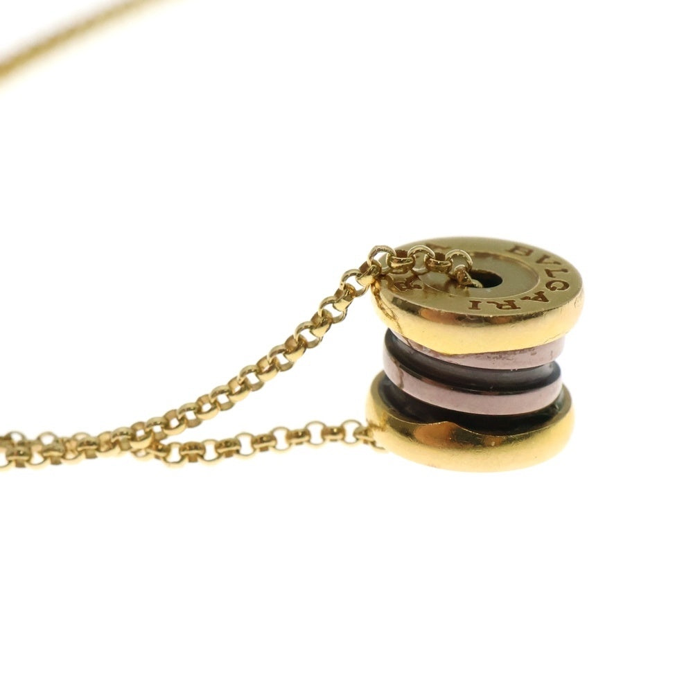 BVLGARI(ブルガリ) ビーゼロワン ネックレス ブロンズ セラミック K18YG イエローゴールド ジュエリー アクセサリー