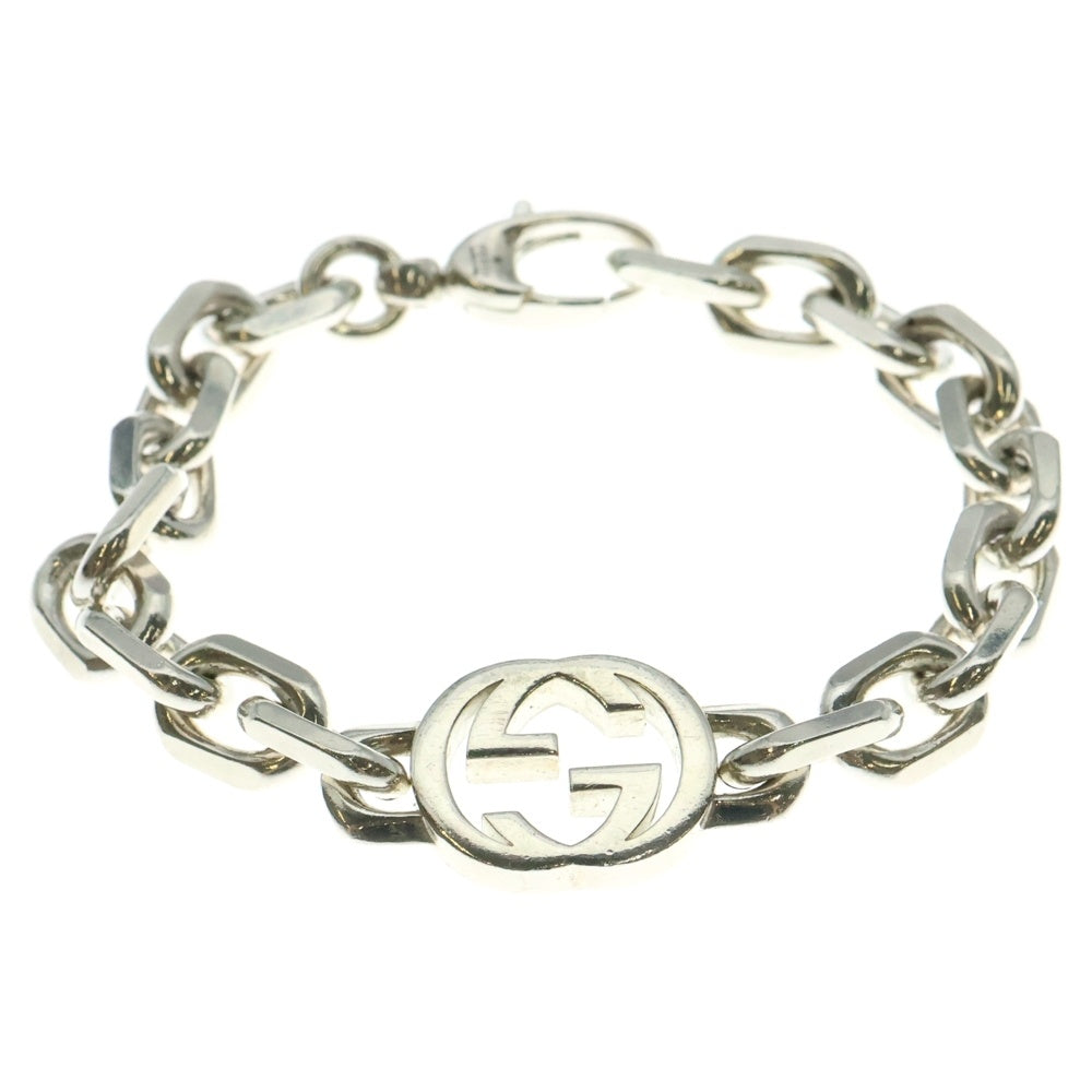 GUCCI(グッチ) インターロッキングG ブレスレット チェーン シルバー 925 44.6g