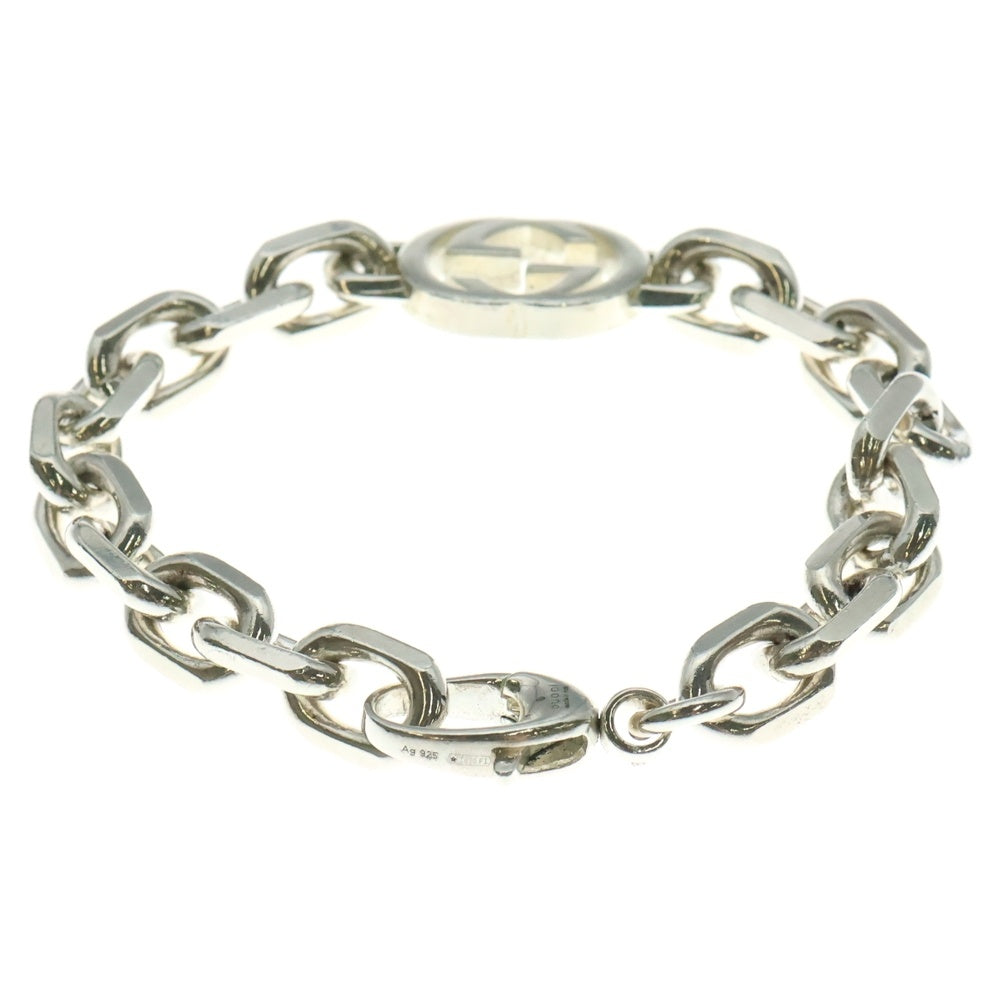 GUCCI(グッチ) インターロッキングG ブレスレット チェーン シルバー 925 44.6g