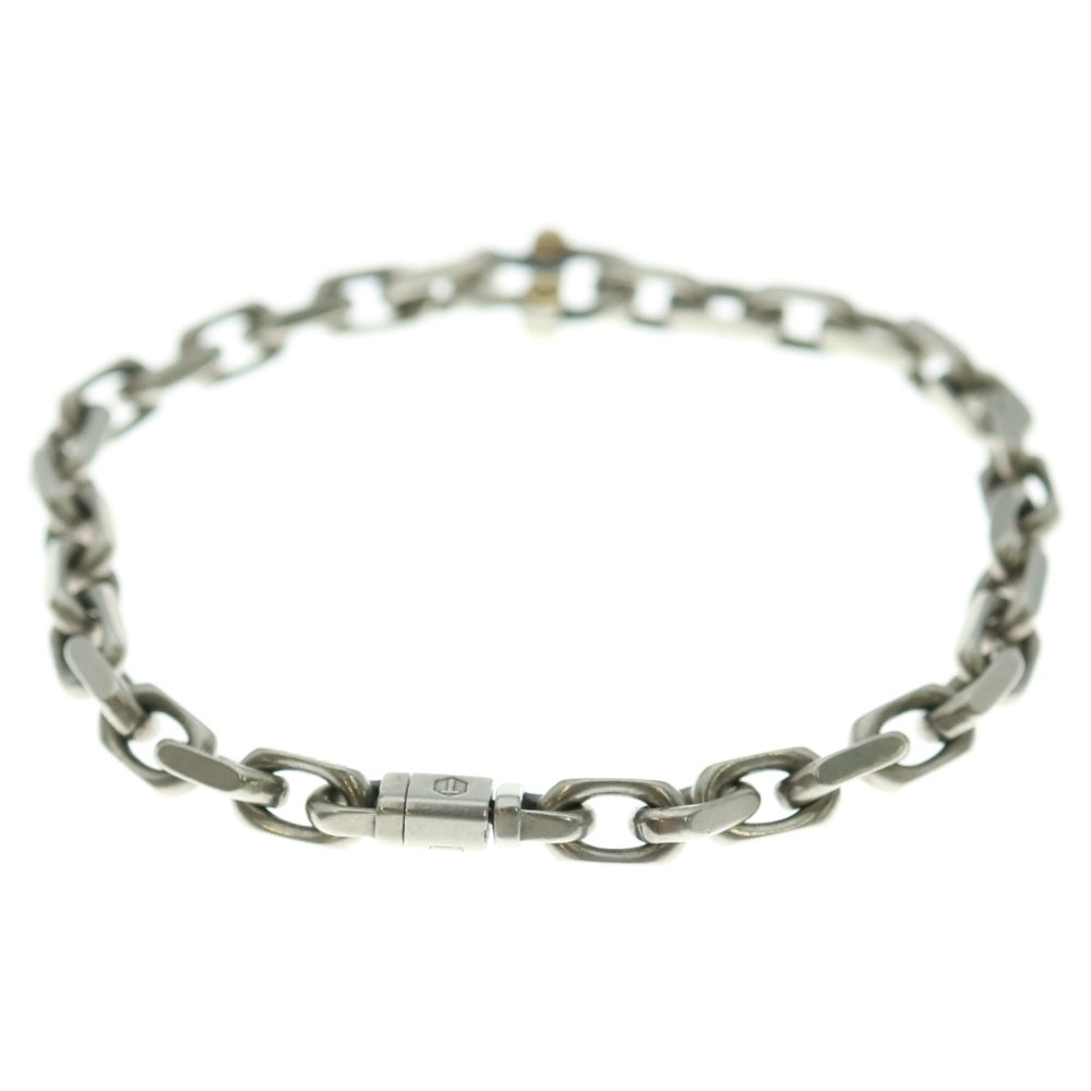 TIFFANY&Co(ティファニー) メイカーズ ナロー チェーン ブレスレット シルバー SV×YG 20.4g