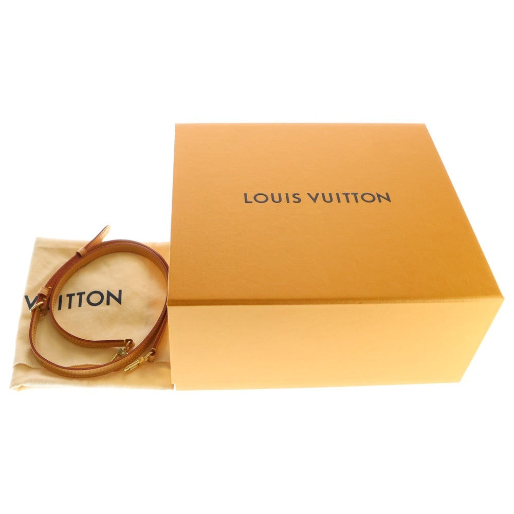 LOUIS VUITTON(ルイヴィトン) モノグラム ナノノエ 2WAY レザーハンドバッグ ショルダーバッグ ブラウン レディース